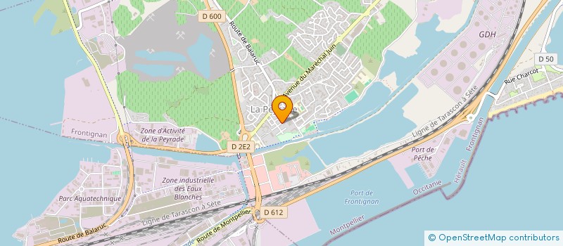 localisation de l'entreprise OLIVES BERNARD à FRONTIGNAN