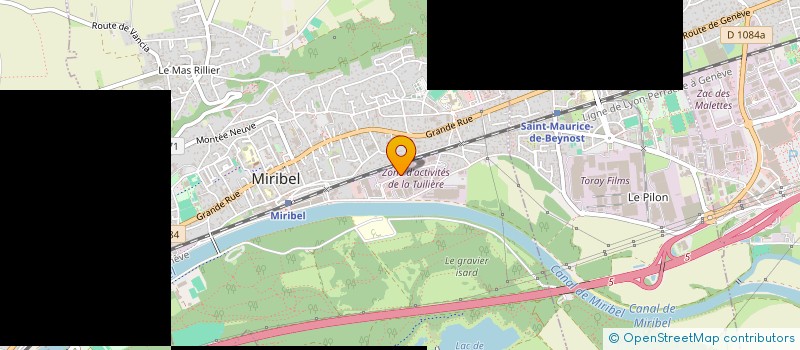 localisation de l'entreprise OLIVES ET DECOUVERTES à MIRIBEL