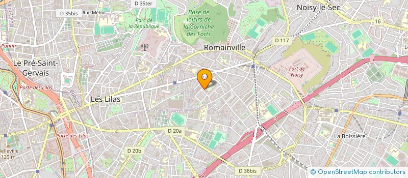 localisation de l'entreprise OLIVES-NOISIEL à ROMAINVILLE