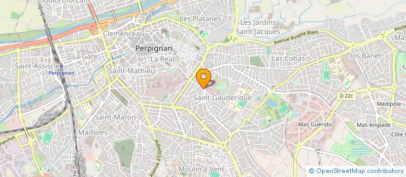 localisation de l'entreprise OLIVET à PERPIGNAN