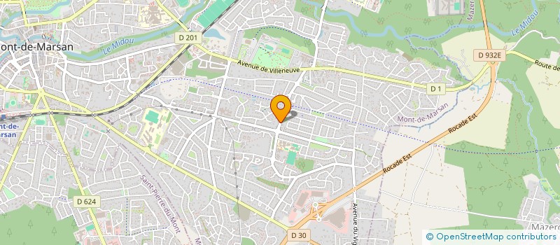 localisation de l'entreprise OLIVET  MONT-DE-MARSAN