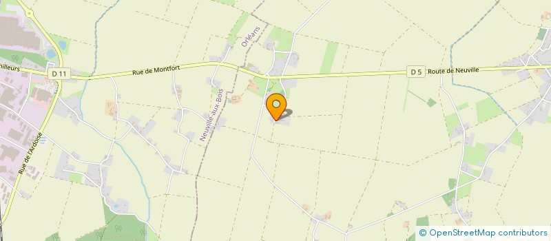 localisation de l'entreprise OLIVET AGRISERVICES à CHILLEURS-AUX-BOIS