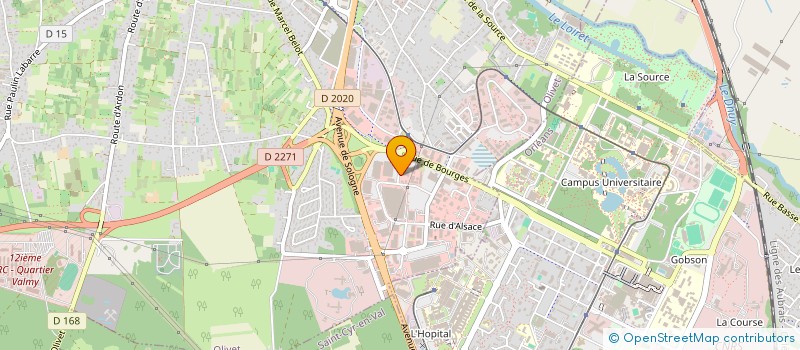 localisation de l'entreprise OLIVET BIO CENTRE  OLIVET