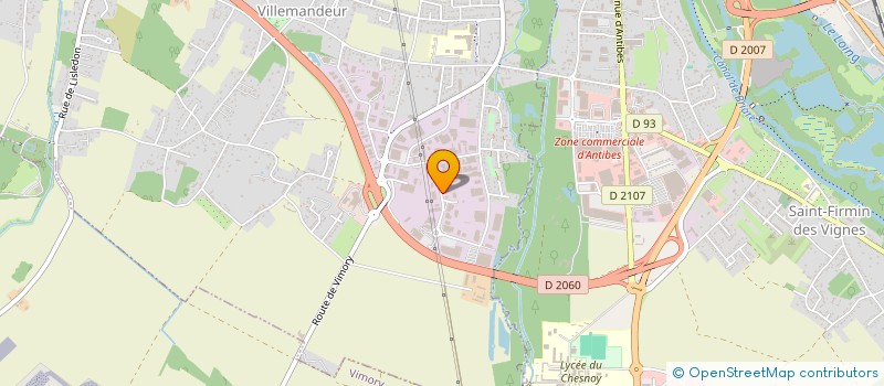 localisation de l'entreprise OLIVET CUISINES à VILLEMANDEUR
