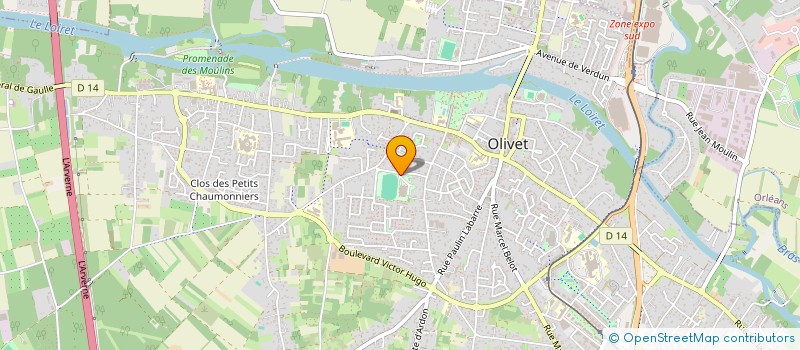 localisation de l'entreprise OLIVET NATATION à OLIVET