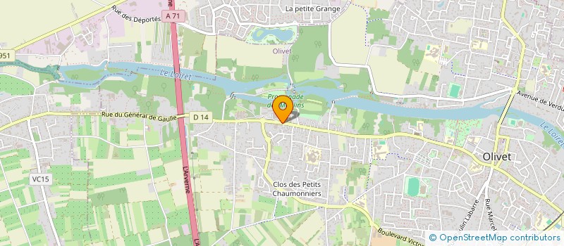 localisation de l'entreprise OLIVET SOLIDARITE à OLIVET