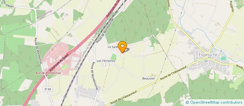 localisation de l'entreprise OLIVETNAD à ALLAN