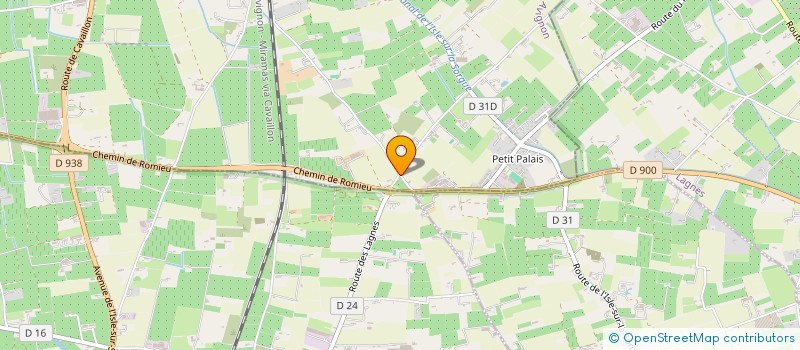 localisation de l'entreprise OLIVEUR CONCEPT  L'ISLE-SUR-LA-SORGUE