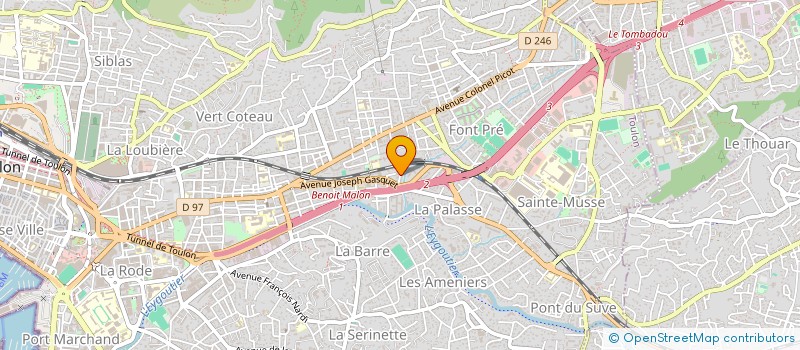 localisation de l'entreprise OLIVHAIR à TOULON