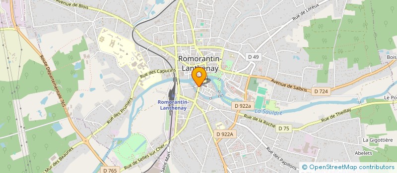 localisation de l'entreprise OLIVIA 2  ROMORANTIN-LANTHENAY