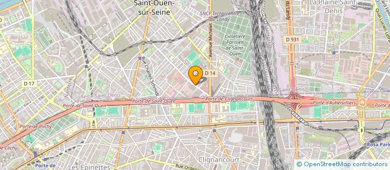 localisation de l'entreprise OLIVIA à SAINT-OUEN-SUR-SEINE