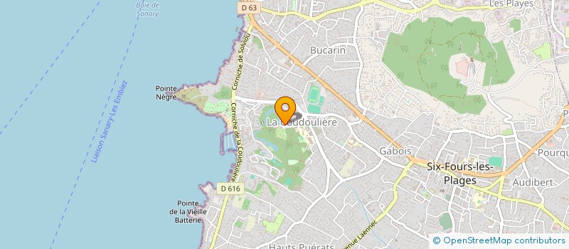 localisation de l'entreprise OLIVIA à SIX-FOURS-LES-PLAGES