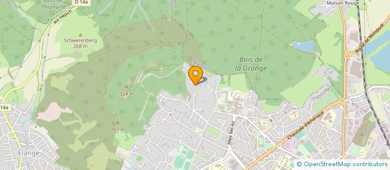 localisation de l'entreprise OLIVIA à THIONVILLE