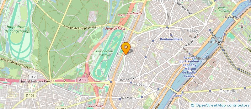 localisation de l'entreprise OLIVIA  PARIS