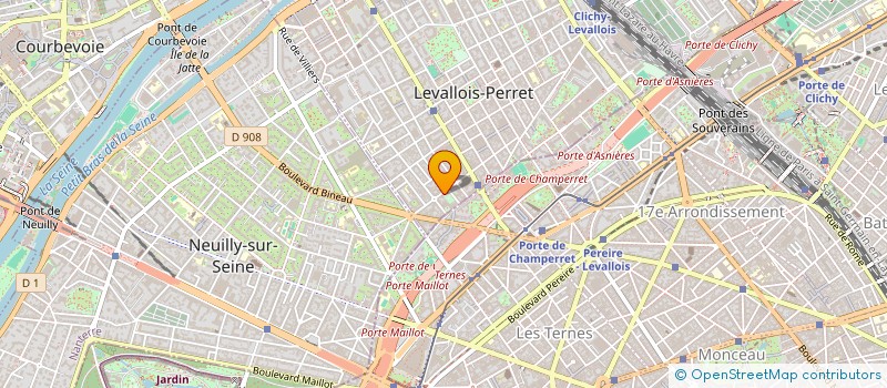 localisation de l'entreprise OLIVIA à LEVALLOIS-PERRET