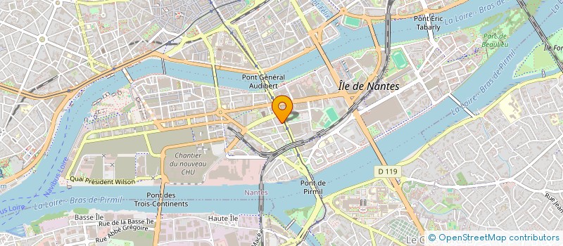 localisation de l'entreprise OLIVIA à NANTES