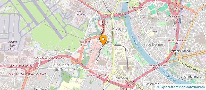 localisation de l'entreprise OLIVIA  TOULOUSE