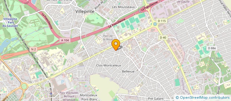 localisation de l'entreprise OLIVIA à VILLEPINTE