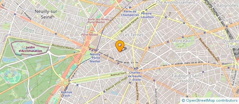 localisation de l'entreprise OLIVIA BEAUTE  PARIS