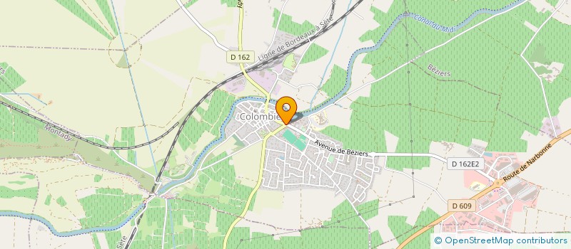 localisation de l'entreprise OLIVIA BONNAFOUS à COLOMBIERS