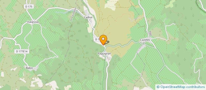 localisation de l'entreprise OLIVIA ET NICOLAS GAUTRAN  AIGUES-VIVES