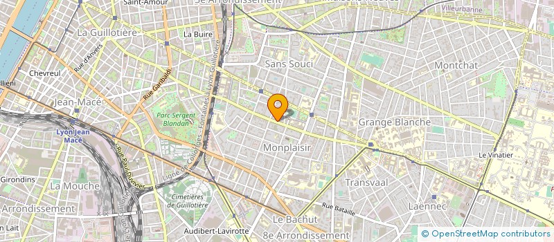 localisation de l'entreprise OLIVIA GIRAUDIER ARCHITECTE  LYON