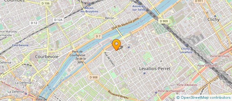 localisation de l'entreprise OLIVIA GOLDMAN COMMUNICATION à LEVALLOIS-PERRET