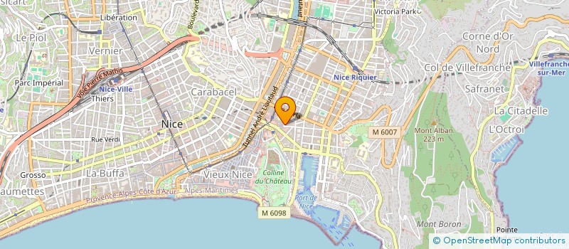 localisation de l'entreprise OLIVIA.I à NICE