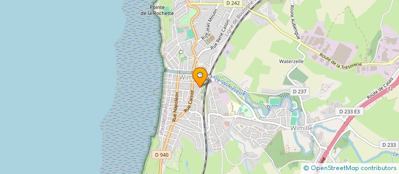 localisation de l'entreprise OLIVIAL  WIMEREUX