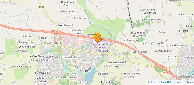 localisation de l'entreprise OLIVIE CAMPING-CARS  SAINT-GILLES