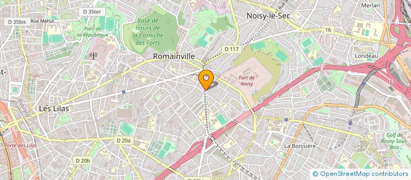 localisation de l'entreprise OLIVIER à ROMAINVILLE