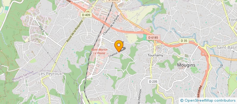 localisation de l'entreprise OLIVIER  MOUGINS