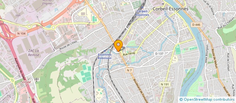 localisation de l'entreprise OLIVIER à CORBEIL-ESSONNES