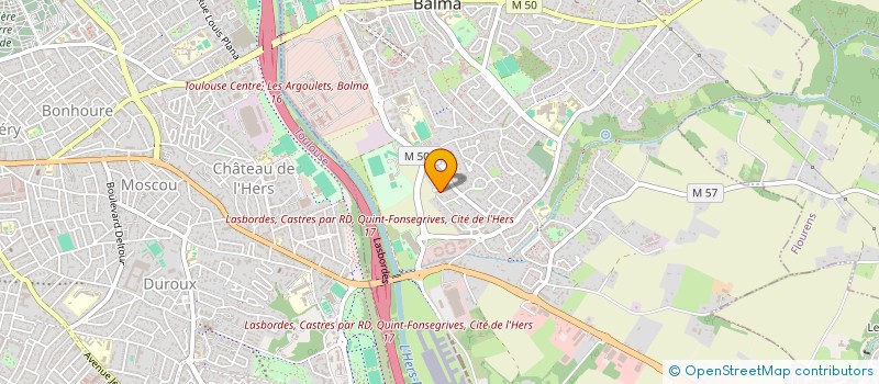 localisation de l'entreprise OLIVIER  BALMA