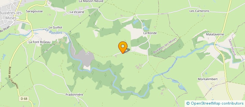 localisation de l'entreprise OLIVIER  BUXIERES-LES-MINES