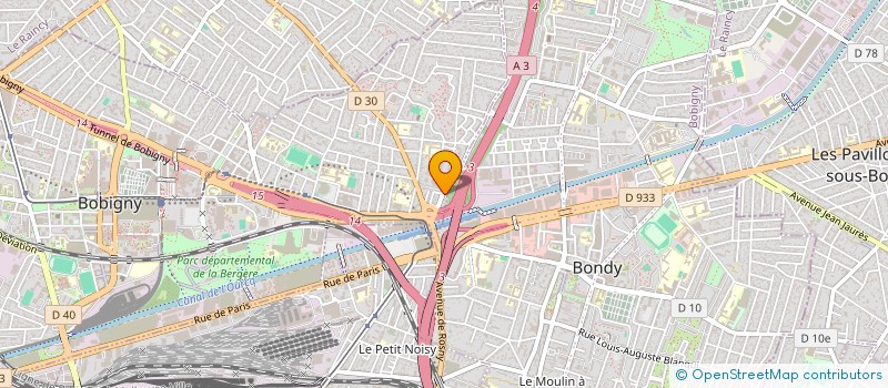 localisation de l'entreprise OLIVIER  BOBIGNY