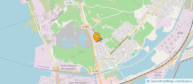 localisation de l'entreprise OLIVIER ADAMI CONSEIL à FRONTIGNAN