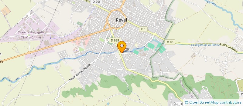 localisation de l'entreprise OLIVIER ALEX  REVEL