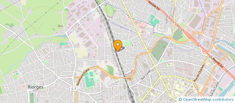 localisation de l'entreprise OLIVIER AMENAGEMENT EXTERIEUR à RIORGES
