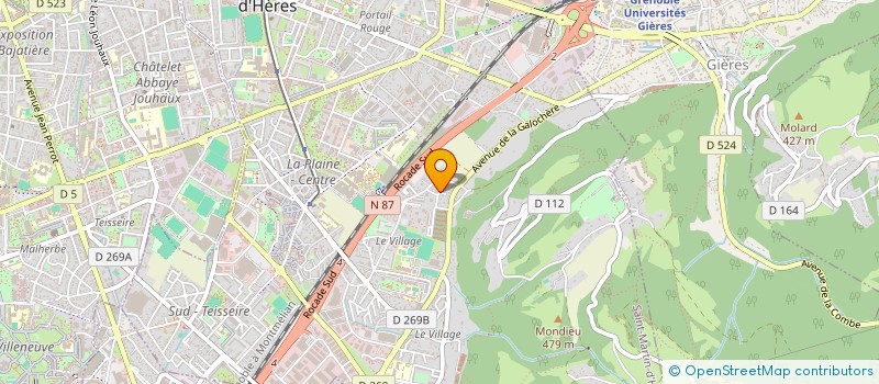 localisation de l'entreprise OLIVIER ANDRE  SAINT-MARTIN-D'HERES