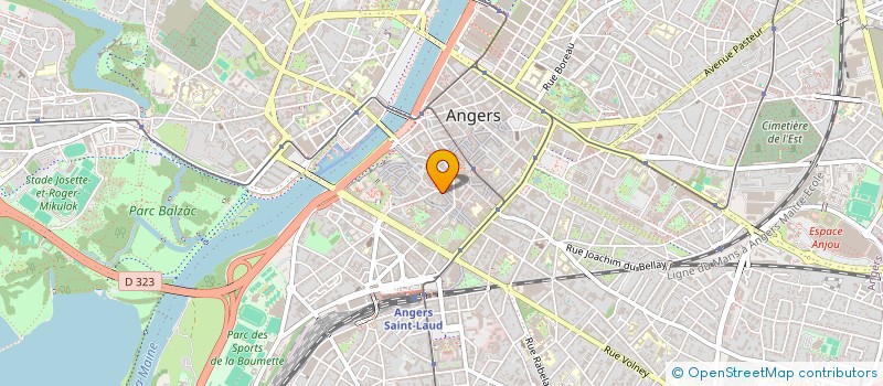 localisation de l'entreprise OLIVIER ANGERS à ANGERS