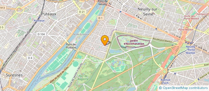 localisation de l'entreprise OLIVIER AOUATE à NEUILLY-SUR-SEINE