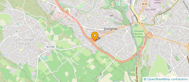 localisation de l'entreprise OLIVIER AUTOMOBILES à JUVIGNAC