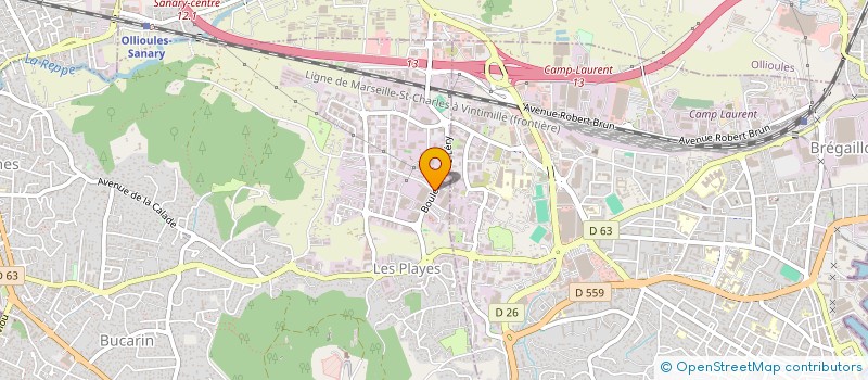 localisation de l'entreprise OLIVIER BARBIER à SIX-FOURS-LES-PLAGES