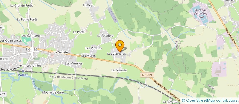 localisation de l'entreprise OLIVIER BAS CONSULTING  POLLIAT