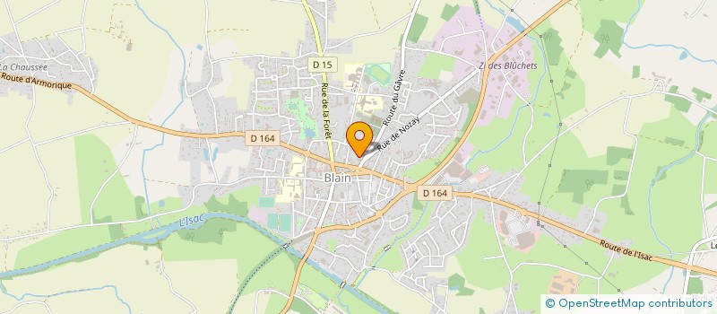 localisation de l'entreprise OLIVIER BEAUPERIN  BLAIN