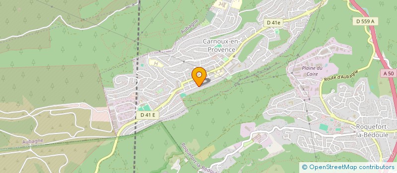 localisation de l'entreprise OLIVIER BEGUIN à CARNOUX-EN-PROVENCE