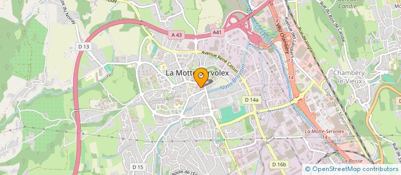 localisation de l'entreprise OLIVIER BERGHEAUD ETIOPATHE  LA MOTTE-SERVOLEX