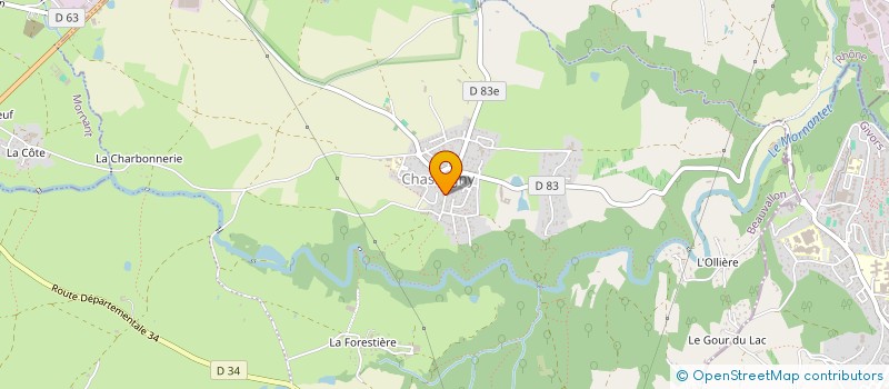 localisation de l'entreprise OLIVIER BESSON  LOIRE-SUR-RHONE