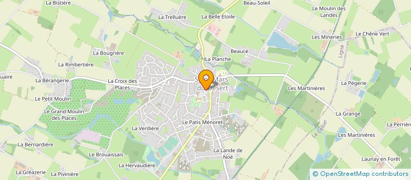 localisation de l'entreprise OLIVIER BIAUX PLOMBERIE DEPANNAGE à SAINT-MARS-DU-DESERT